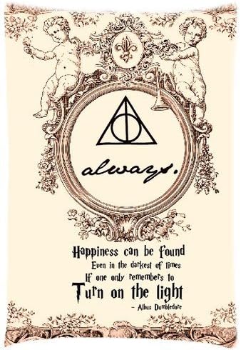Hertanercase Marauder's Map Quotes Harry Potter Custom Zippered Soft Pillow Cases 16x24 (Two sides)