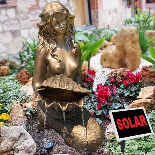 Solar Gartenbrunnen Solarbrunnen Zierbrunnen Teichpumpe Waterfall
