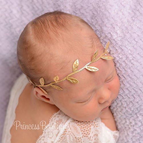Gold Leaf Baby Headband