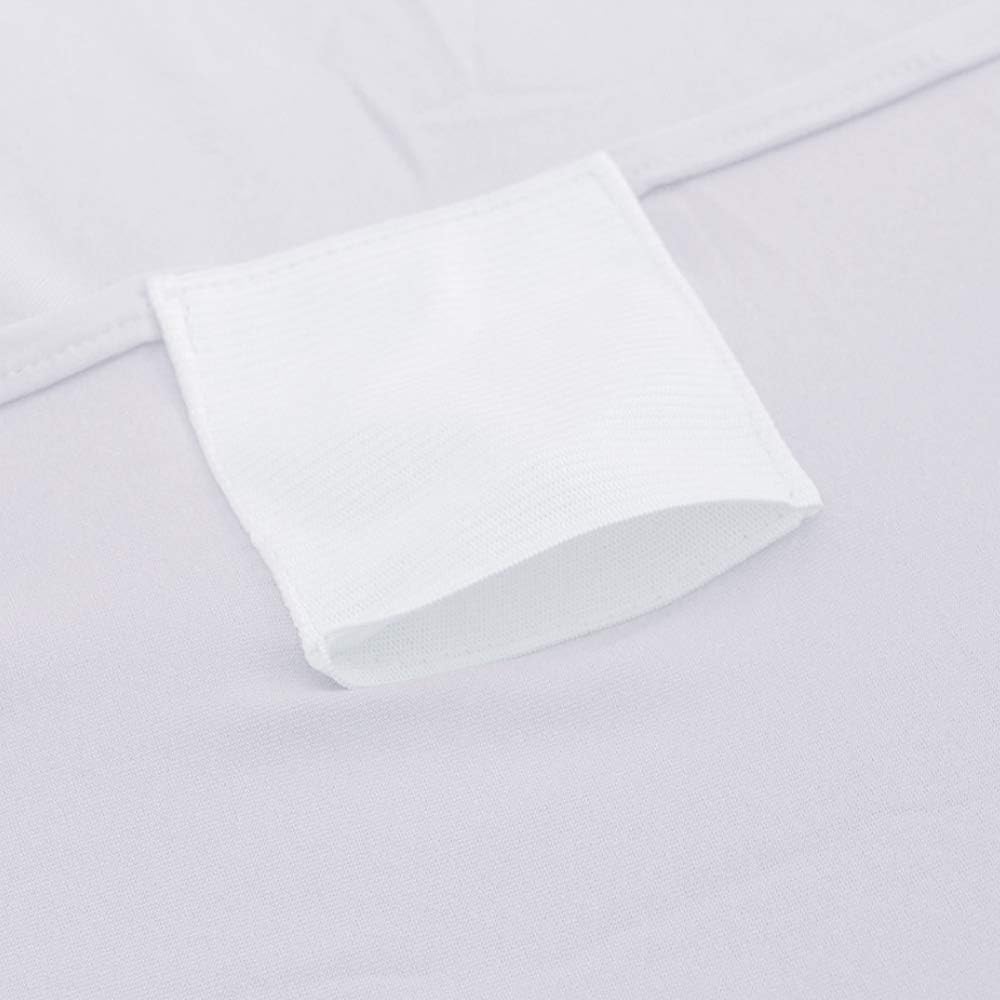 WENSINL Set of 50pcs White Stretch Spandex Chair Covers for Banquet Wedding Party Dining Decoration (50): Kitchen & Dining