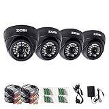 ZOSI 2.0MP HD 1080p 1920TVL Bullet Outdoor/Indoor Security Camera (Hybrid 4-in-1 HD-CVI/TVI/AHD/960H Analog CVBS),36PCS LEDs,100ft IR Night Vision,Weatherproof Surveillance Camera