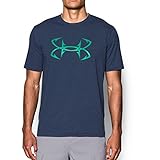 Under Armour Men's Fish Hook T-Shirt, Midnight Navy Medium/Glass Green, X-Large
