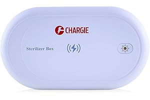 CHARGIE Portable UV Sanitizer, Multi-Function UV Light Sterilizer, UV Phone Cleaner Box with Aroma Diffuser, Fast Charging fo