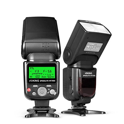VOKING VK750III Remote TTL Camera Flash Speedlite with LCD Display Compatible with Nikon D3500