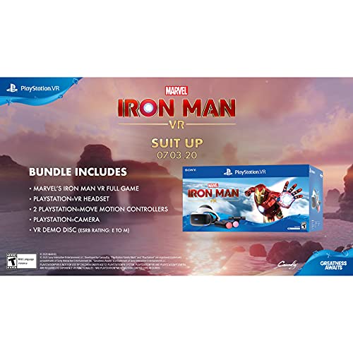 PlayerO Play-Station VR Marvel's Iron Man VR Gaming Bundle: Play