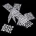 Chinatera 12 Sheet Christmas Snowflake 3D Nail Art Sticker Decal Tips Decoration, White