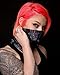 iHeartRaves Radiant Hamsa Neck Gaiter Mask Full Face Covering - Cool Breathable Lightweight Fabric Mouth Gator for Men & Women