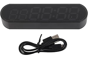 MAVIS LAVEN Portable Gym Timer, ABS Material, Countdown and Stopwatch Functions, Interval Timer with Large Display for Home G