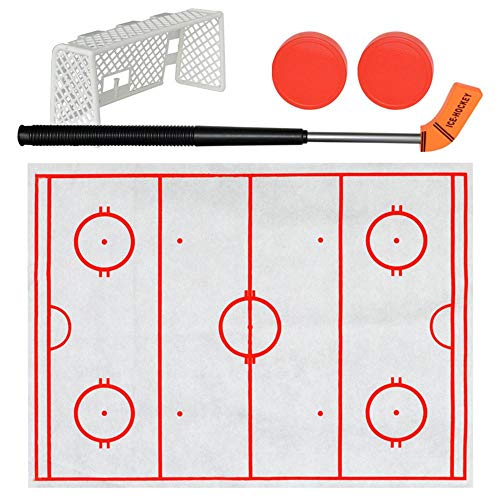 image for KOBWA Toilet Hockey Game Decompression Fun Game Ice-Hockey Toy for Men