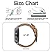 VIGOSS Leather Strap Compatible with Galaxy Watch 46mm Bands/Gear S3 Frontier Band Men 22mm Premium Vintage Crazy Horse Bracelet Replacement for Samsung Galaxy Watch 46mm/Gear S3 Smartwatch Brown