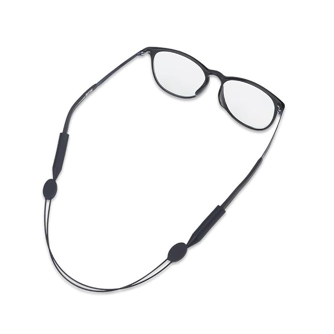 Tbest Brillenband Sport Brillenkordel Schwarz, Brillenband Lesebrille Elastisches Sportbrillenband Eyewear Strap Glasses Stra