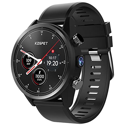 قیمت و خرید luckyruby Kospet Hope Lite Smartwatch تلفن 1.39 اینچ اندروید  7.1 MTK6739 Quad Core 1.25GHz IP67 ضد آب 620mAh ساخته شده در گام شمار 8.0MP  دوربین مانیتور ضربان قلب ردیاب
