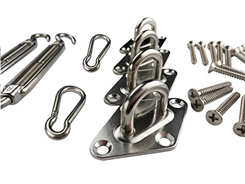 5 Installation+Stainless+Hardware+Rectangle+Anti+Rust