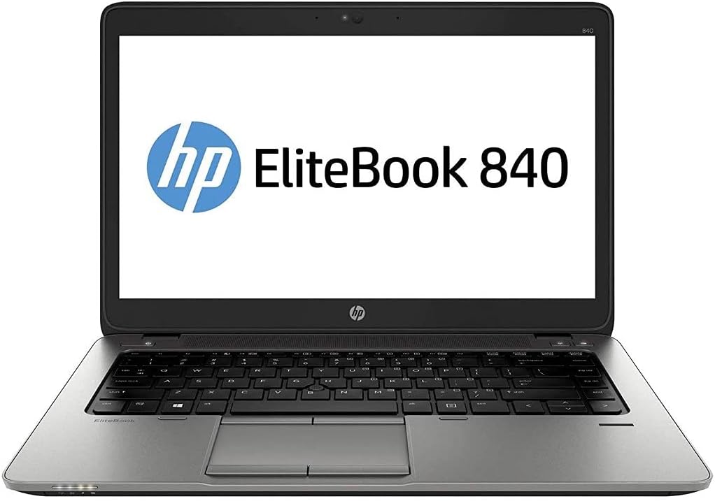 HP EliteBook 840 G2 Notebook PC - Intel Core i5-5200U 2.1GHz 16GB 256GB SSD Webcam Windows 10 Professional (Renewed)
