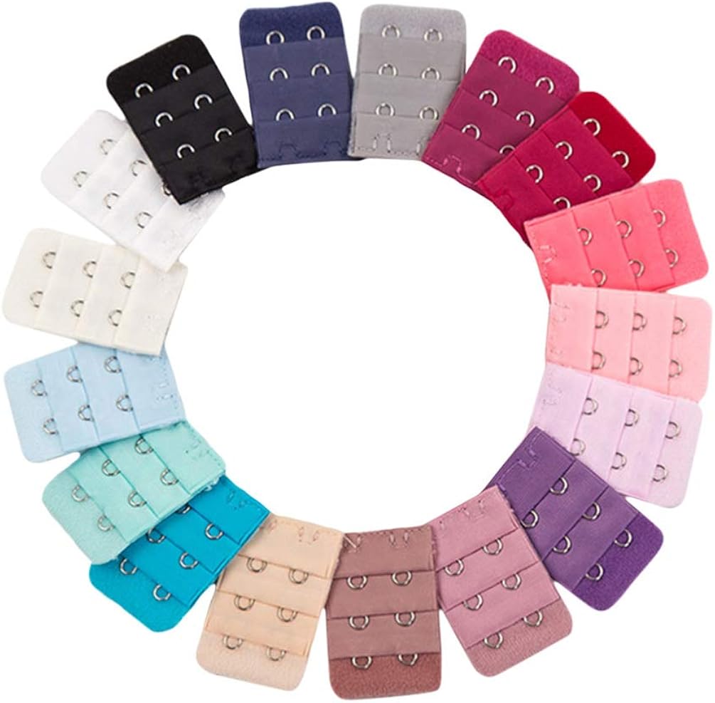 SUPVOX 20pcs Extensions de élastiques pour rallonges de 3 rangées 2