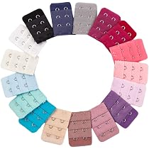 Lot De 3 Rallonges Pour Soutien-gorge - 3 Couleurs, Fermeture 2/3/4 Crochets, élastique Polyamide - 4
