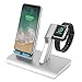 UPWADE Apple Watch Stand Qi Wireless Charging Pad Stand Universal Desktop Charging Stand 2 in 1 Charging Station for iPhone Xs Max/XR / XS/X / 8/8 Plus iWatch Series1 2 3 Nike+ iPad Multiple Devices