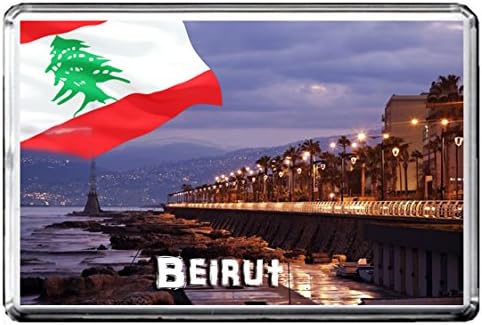 GIFTSCITY C052 BEIRUT FRIDGE MAGNET LEBANON TRAVEL REFRIGERATOR MAGNET