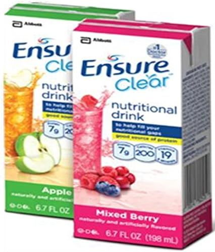 32 Pc Ensure Clear Mixed Berry Brik Pak Oral Supplement 6.8 oz