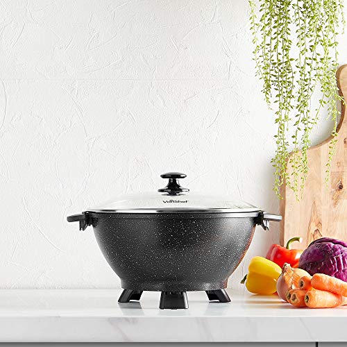 6 VonShef+7+4Qt+Electric+Wok+Lid