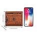 OB OURBAG Slim Wallet for Men, US $100 Dollar Bill PU Leather Bifold Card Holder Wallet Boy Coin Purse, M