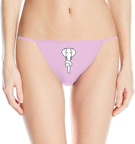 Chion Women Long Nose Elephant Sexy T-Back Panties Thong Bikini Underwear