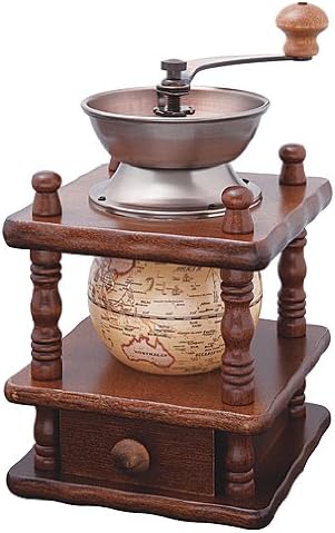 Amazon カリタ 手挽きコーヒーミル アンチックグローブミル 493 手挽きコーヒーミル オンライン通販