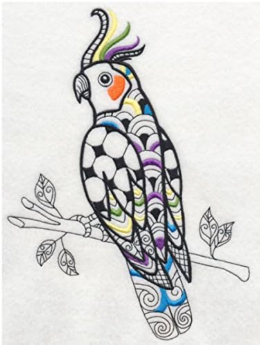 Cockatiel Parrot Custom Embroidered Sweatshirt Shirt
