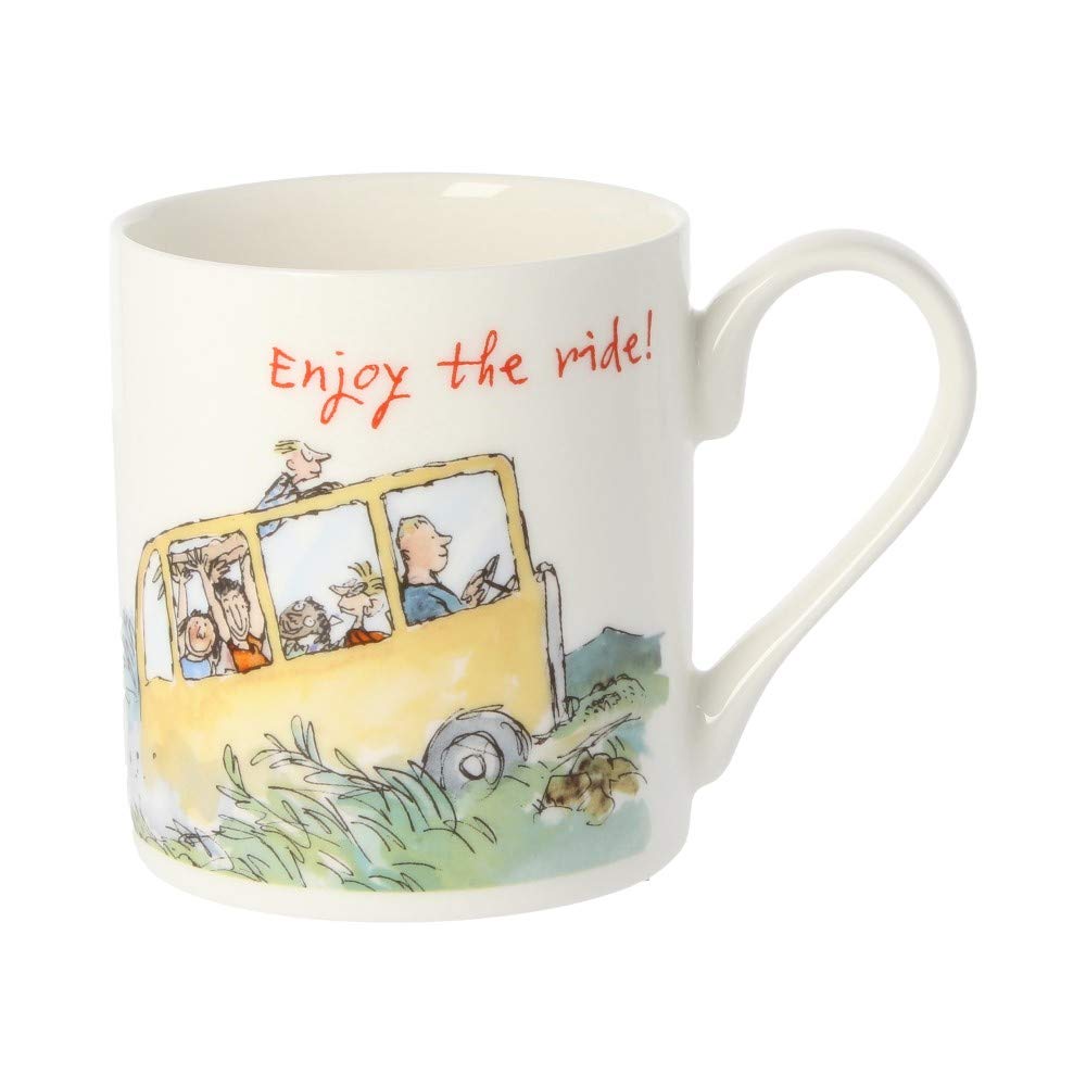 Quentin Blake Enjoy The Ride Bone China Mug QQB57