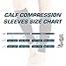 Compression Sleeve - Calf and Shin Splints Support With Guard leg, Black, 1 Pair, Small/Medium