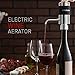 Baulia WA819 Electric Wine Aerator Pourer and Dispenser One Touch Instant Decanter, Silver