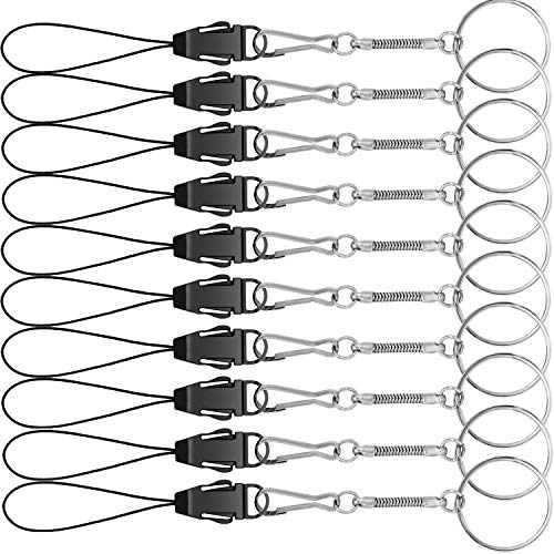 YOUOWO 10 pcs Lanyards for USB Flash Drive Cell Phone Keys iPod mp3 mp4 Strap ID Card Badge Small Lanyard and Other Small Electronic Devices Can disassemble Phone Charms Detachable Lanyard(10 Pack) - Thumbnail 6