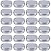 Outus Screw Top Round Aluminum Cans Screw Lid Containers, 1 oz, 24 Pack