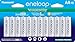 Panasonic BK-3MCCA12FA eneloop AA 2100 Cycle Ni-MH Pre-Charged Rechargeable Batteries, 12 Pack primary