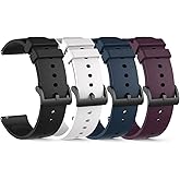 FitTurn Compatible with Ganopterygon G128/OWMSIC S51 Smart Watch Band Replacement Silicone Waterproof Strap for Mikego/BOOOMIC/KEEPONFIT/WNH/Konitee/KALINCO/SENBONO IDW25 Accessories