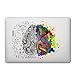 iCasso Removable Vinyl Decal Sticker Skin for Apple MacBook Pro Air Mac 13