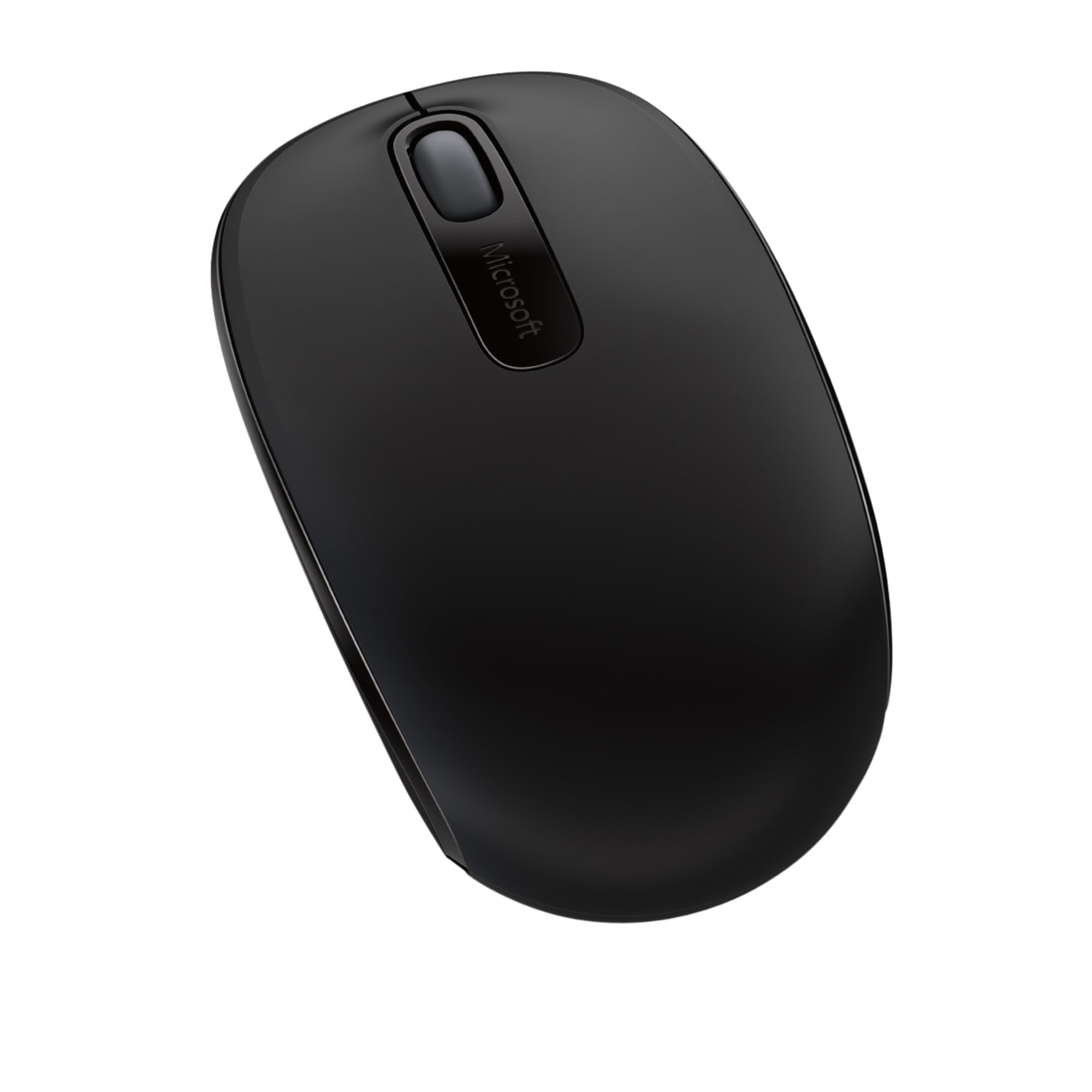Microsoft Wireless Mobile Mouse 1850 - Black - Comfortable Right/Left Hand Use, Wireless Mouse with Nano transceiver, for PC/Laptop/Desktop, works with Mac/Windows 8/10/11 Computers