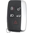 X AUTOHAUX 315MHz KOBJTF10A Replacement Smart Proximity Keyless Entry Remote Key Fob for Range Rover Evoque Sport 2012-2017 for Land Rover LR2 LR4 2012-2015 5 Buttons
