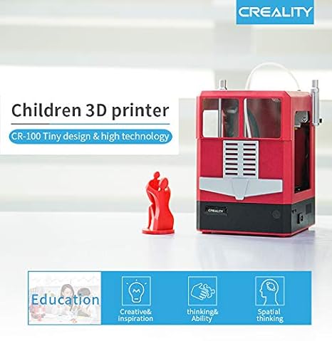 Creality 3d Printer Cr 100 Kids Friendly Printer Completely Assemble With Automatic Leveling 10010080mm Infrared Remote Control Easy Quiet Operation 1200g Pla Filament For Beginners Children Amazon Com Industrial Scientific