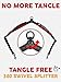 Pet Dreamland Exquisite Hands Free Double Leash for Two Dogs No Tangle. Premium Quality & Versatile Running Your Two Large Dogs. You Will Absolutely Love This Amazing Dual Dog Leash (Black & Red)