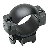 Redfield .22 Cal Aluminum Rings,  Black Gloss