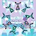 Pawliss Mermaid Party Favors, 12 Pack Flip Sequin Glitter Tails Mermaid Tail Keychains, Birthday Party Supplies Gifts Decorations for Kids Girls