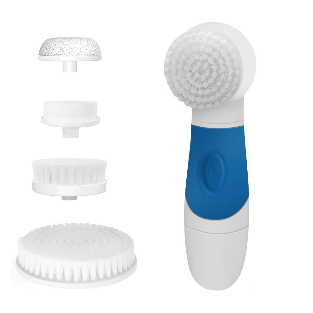 Facial Brush Electric Facial Cleansing Brush 4 in 1 Set