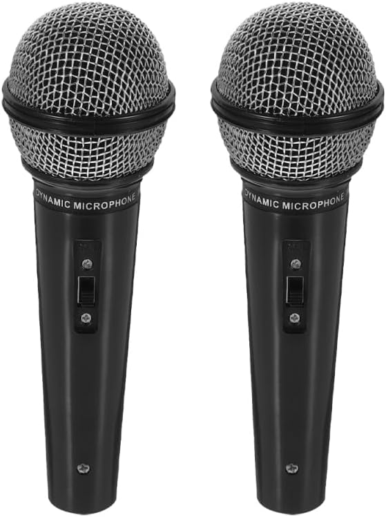 Operitacx Kids Mini Microphone 2pc Toddler Fake Karaoke Echo Toy Pretend Play