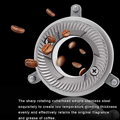 HWHSZ KaffeemüHle, Professionelle Elektrische Kommerzielle KaffeemüHle, Quantitative Espresso-KaffeebohnenmüHle, 1,5 L… – Bild 5