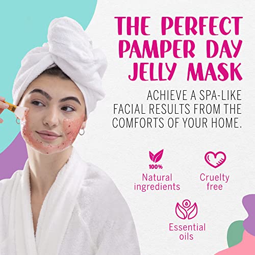 Pamper Day Jelly Masks for Facials, Peel Off Face Mask Bundle Kit, Jelly Mask Facial Kit for