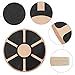 Physport Non-slip Wobble Wooden Balance Board For Exercise Fitness Trainer and Physical Therapy Rehab 360 Rotation
