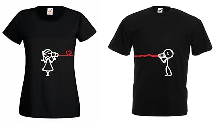 TRVPPY Partner Herren + Damen T-Shirts 'HEARING THE LOVE'