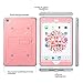 ULAK iPad Mini 4 Case, [Drop Protection] Knox Armor [Rugged Defense] Heavy Duty with Shock Absorbent [Dual Layered Hybrid Case] Built in Stand Cover for Apple iPad Mini 4 - [Pink]