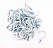 Yueton 50pcs Vinyl Coated Screw-in Ceiling Hooks Cup Hooks (White)